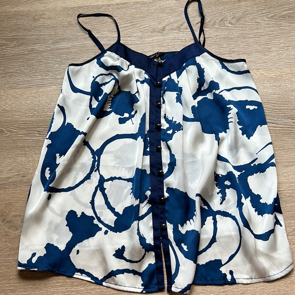 Women’s silky- like Naked Zebra tank top